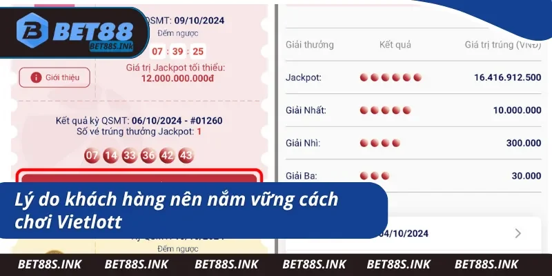 Lý do hội viên nên nắm vững cách chơi Vietlott